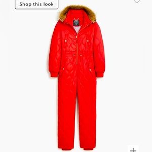 NWT Jcrew puffer snowsuit with PrimaLoft, size Medium